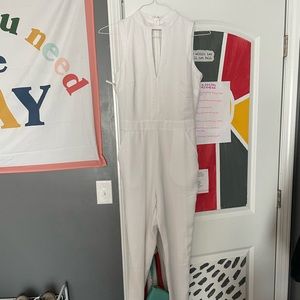 white jumpsuit